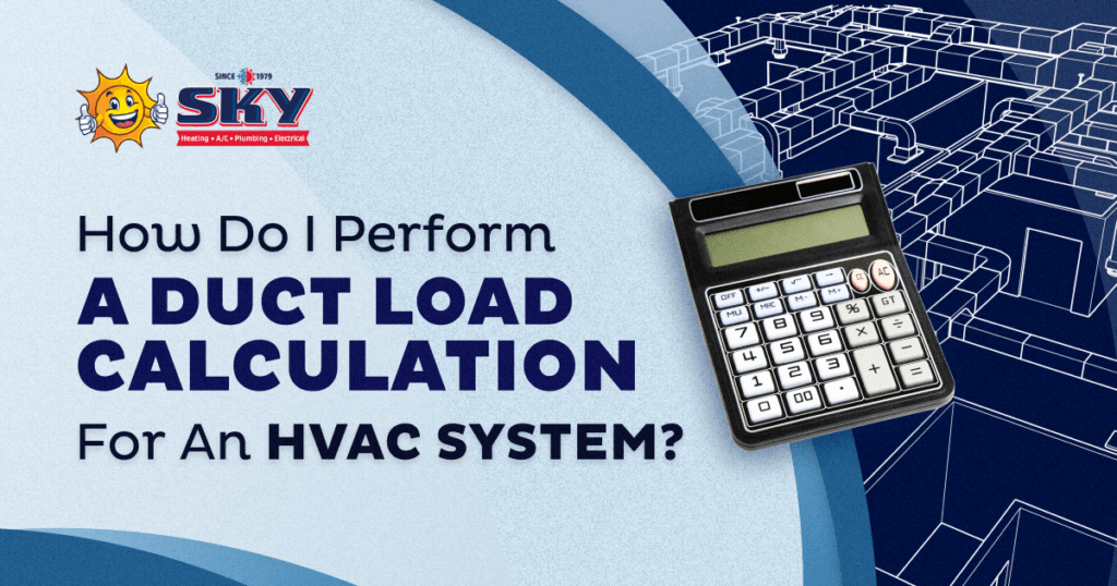 how do i perform a duct load calculation for an hvac system