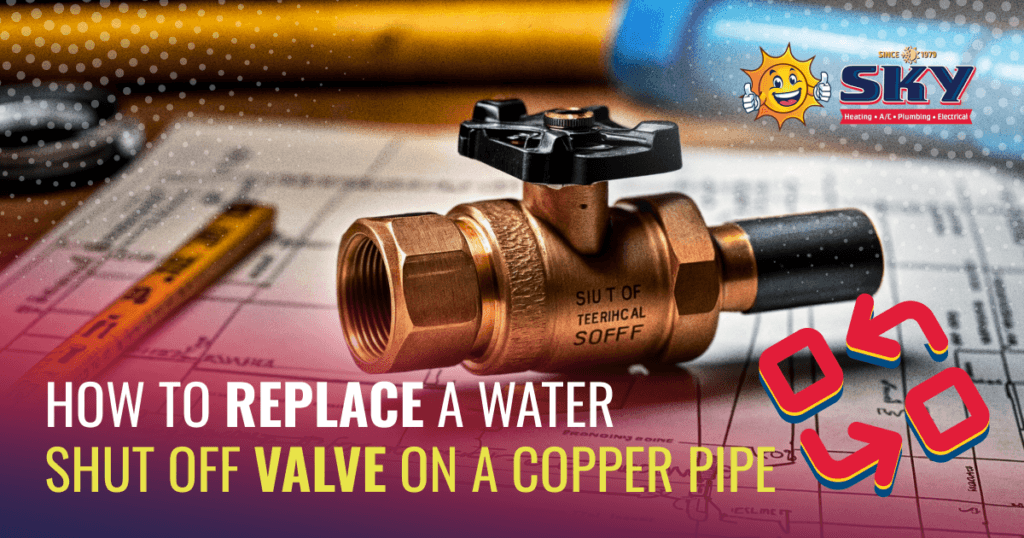 How to Replace a Water Shut-Off Valve on a Copper Pipe