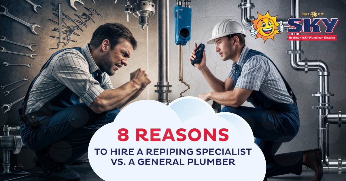 8 Reasons to Hire a Repiping Specialist vs. a General Plumber