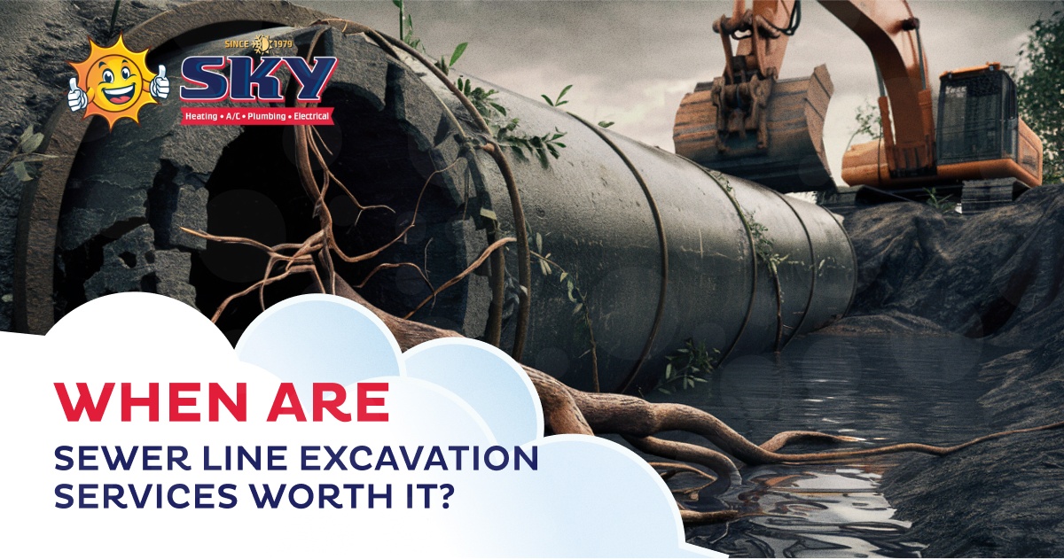 When Are Sewer Line Excavation Services Worth It?